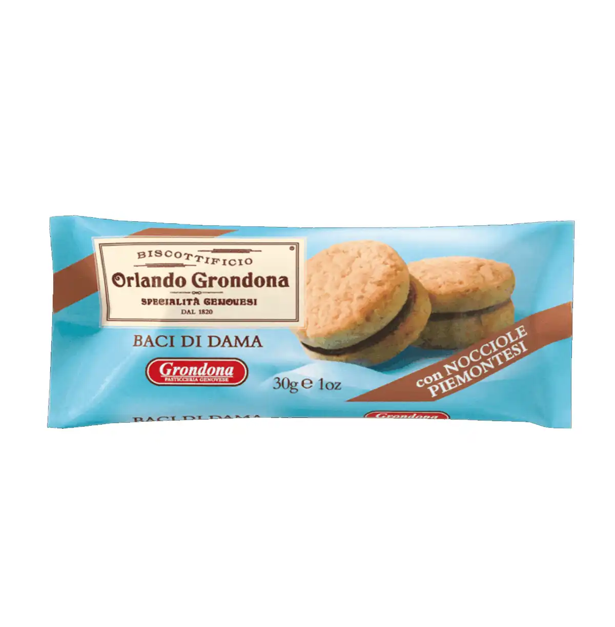 Baci di Dama 30gr 2 baci di dama 30gr
