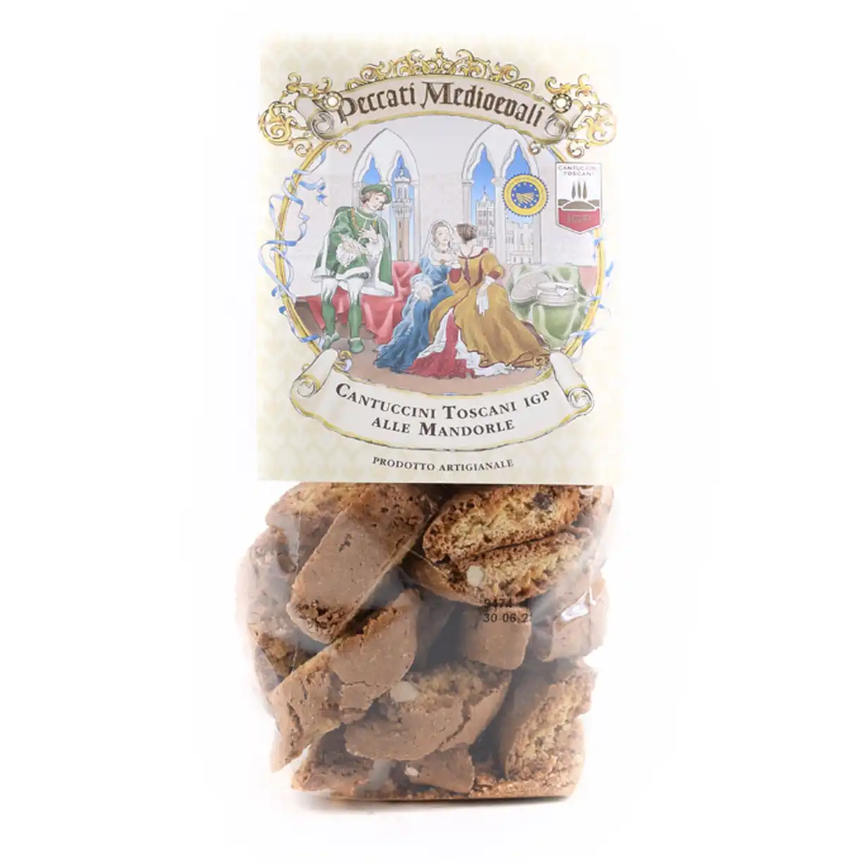 Cantucci Toscani alle mandorle IGP 250gr 2 cantucci toscani alle mandorle igp 250gr
