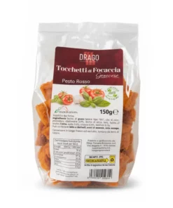 Хрупкави фокача с червен песто