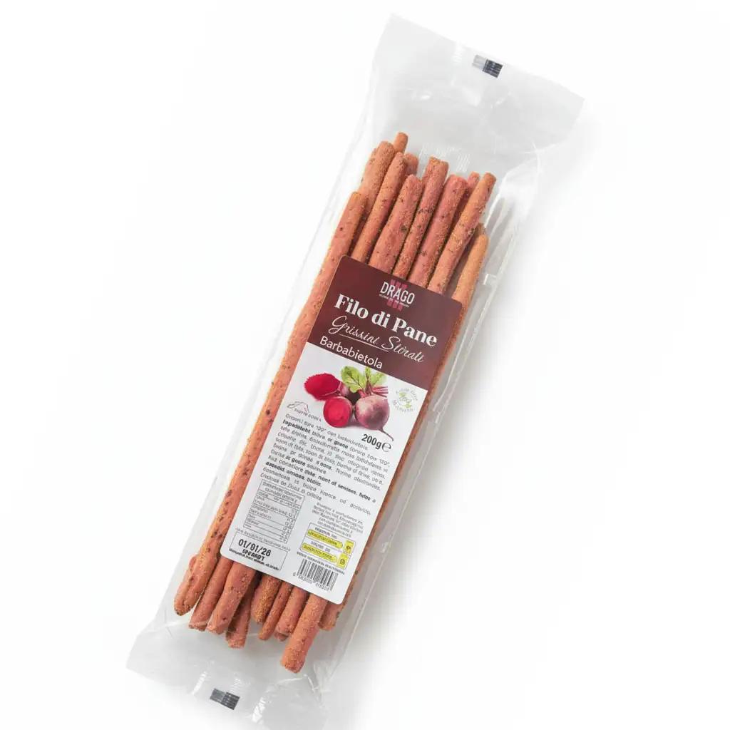 Grissini alla barbabietola 200gr 1 Гризини с цвекло drago