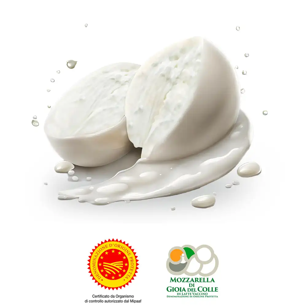 Mozzarella DOP from Gioia del Colle 2 Mozzarella DOP Sofia Bulgaria
