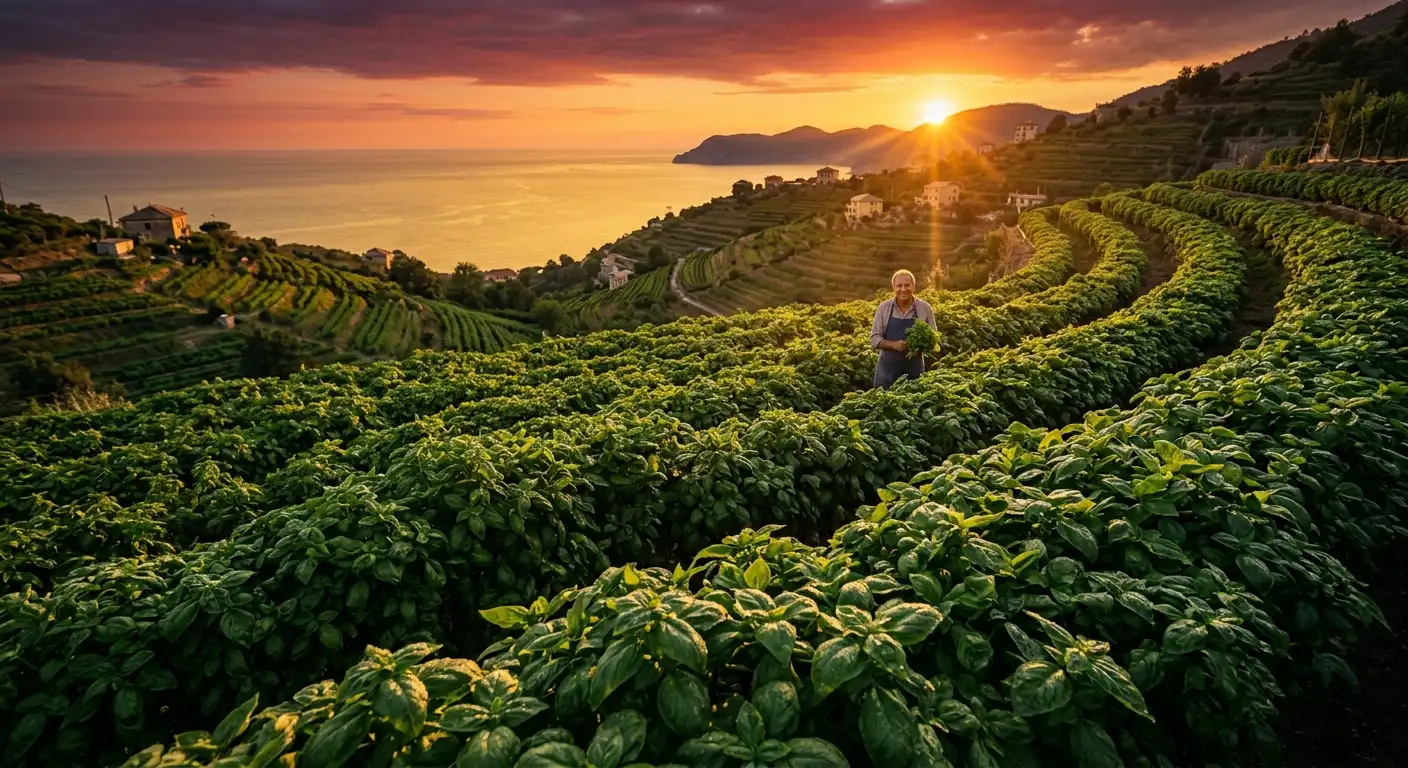 genova produzione basilico