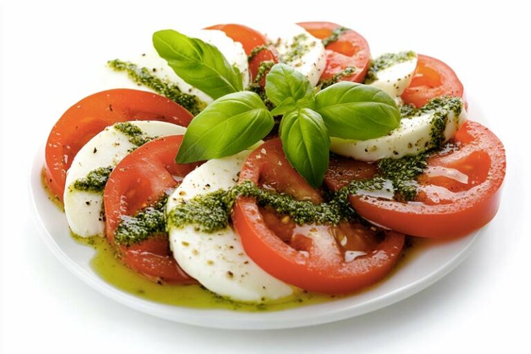 Insalata-caprese-con-il-pesto-fresco-genovese