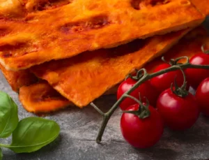 Focaccia genovese pizzata a sofia in bulgaria