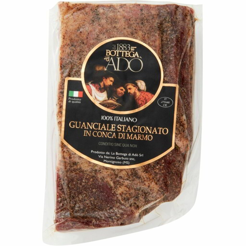 гуанчале (guanciale) зряло в мраморна вана. София, България