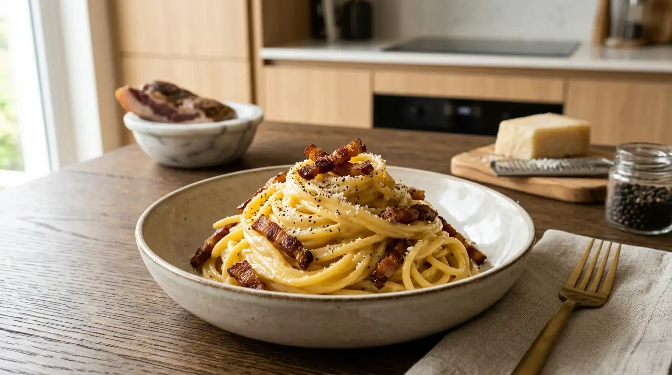 Come fare una Carbonara Cremosa perfetta.