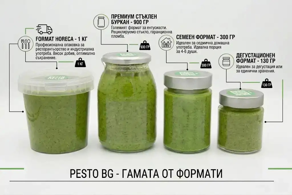 FORMATI PESTO GENOVESE A SOFIA IN LINGUA BULGARA copia