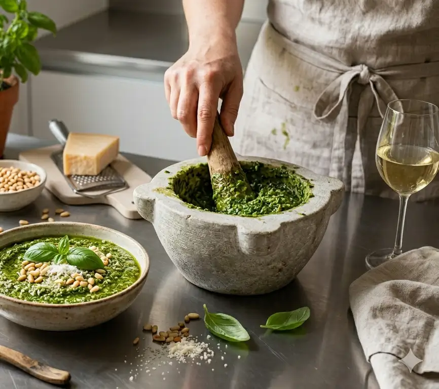 foto pesto genovese foto pubblicataria archivio