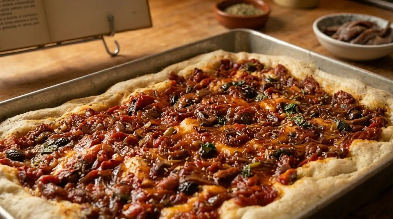 Pizza all’Andrea. Antica ricetta ligure