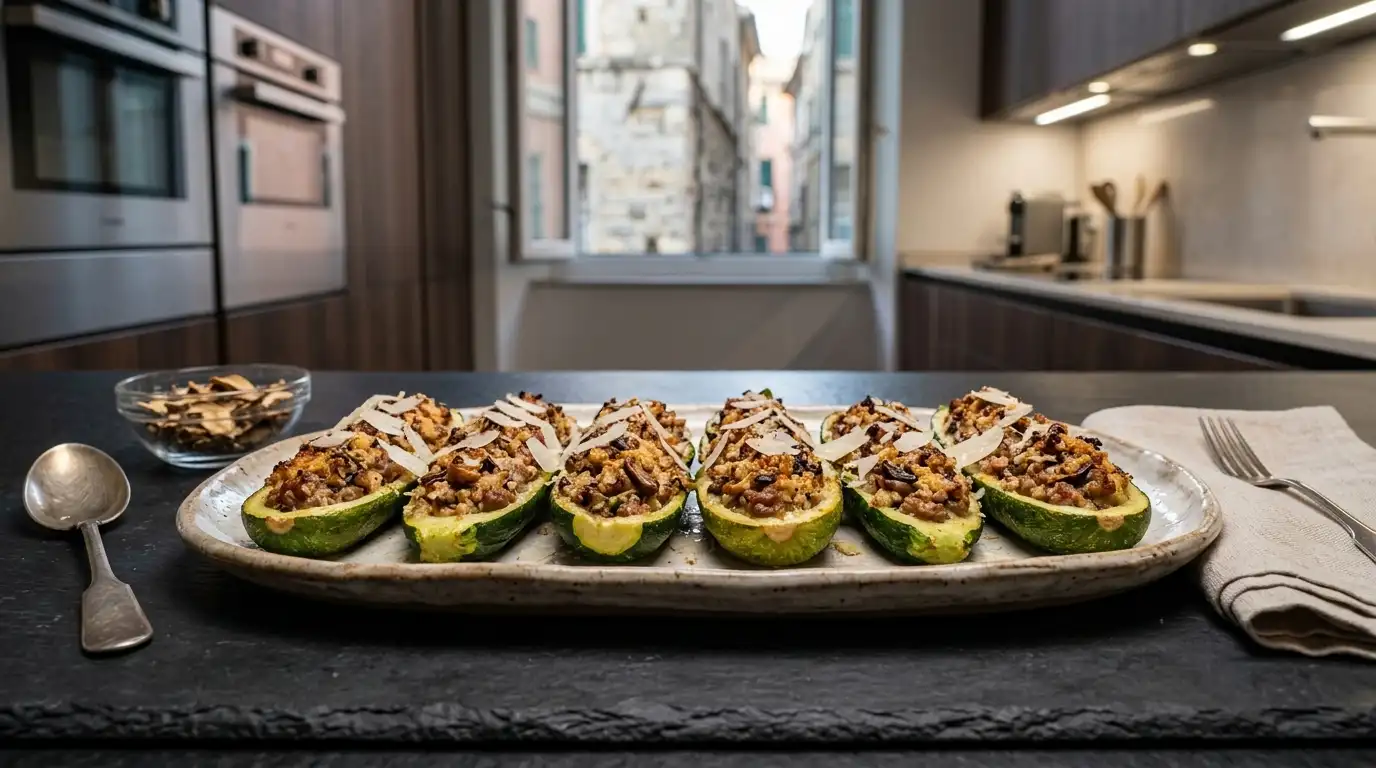 Zucchine ripiene al forno: come prepararle secondo la tradizione ligure
