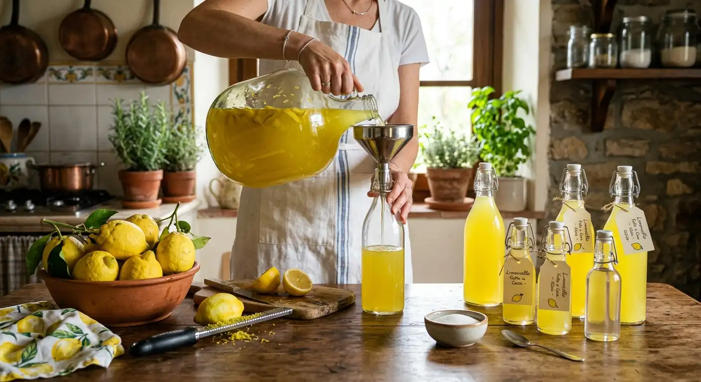 Come fare il Limoncello in casa
