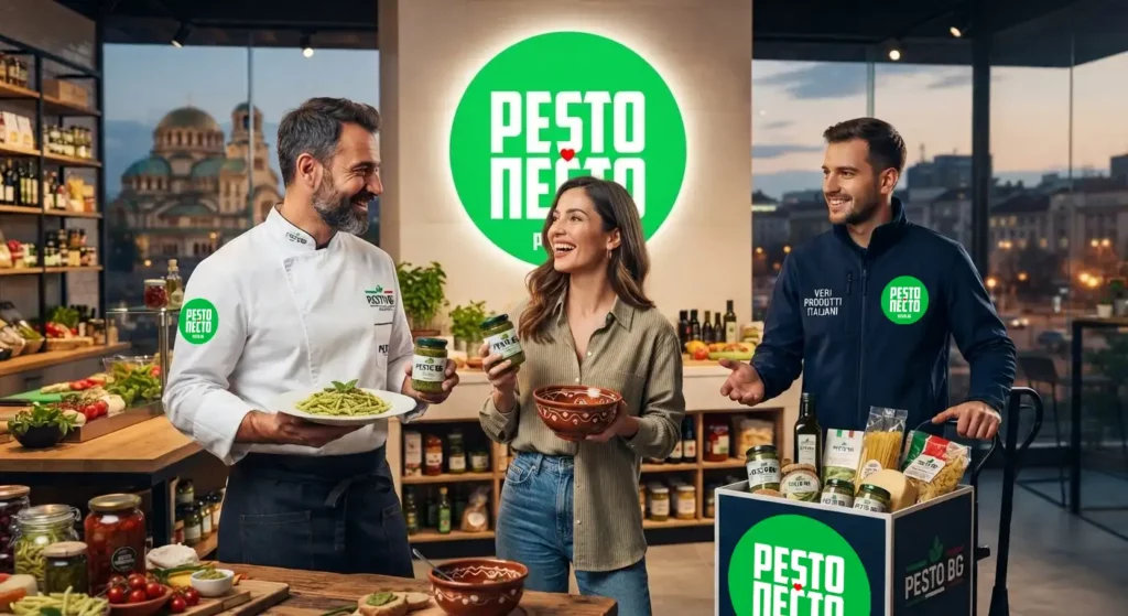 Екип на Pesto BG представя автентична италианска кухня в София.